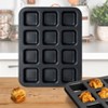 The Lakeside Collection 12-Cavity Square Muffin Pan - 2 of 2