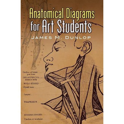 Anatomical Diagrams for Art Students - (Dover Art Instruction) by  James M Dunlop (Paperback)