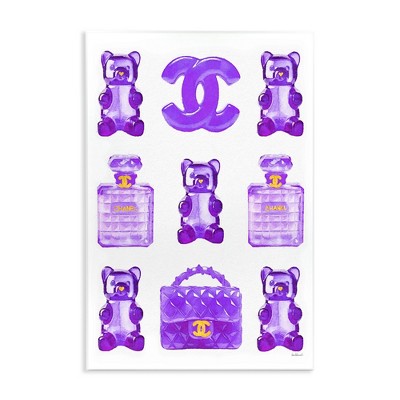 Stupell Industries Purple Glam Gummy Candy, 10" x 15"