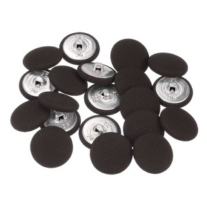 Unique Bargains Metal Shank Round Cloth Covered DIY Sewing Buttons 20 Pcs - 1 of 4