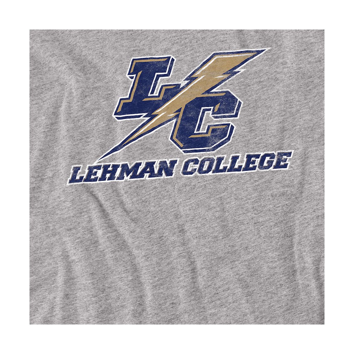 Men's Lehman College Official Lightning Logo T-Shirt - thumbnail 2