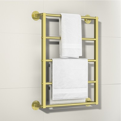 SKONYON 18" Towel Rack Wall-Mounted Towel Holder for Bathroom