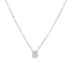 EVRY JEWELS WATERPROOF Gold or Silver Plated Crystal Initial Necklace - 4 of 4