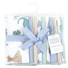 Hudson Baby Infant Boy Cotton Flannel Burp Cloths, Boy Dino World 10-Pack, One Size - 2 of 4