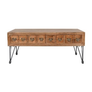 Jofran, American Vintage Solid Wood Coffee Table with Apothecary Drawers - 1 of 4