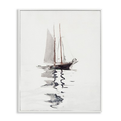 Stupell Industries Tranquil Sailboat Vessel Floating, 11" x 14"
