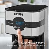 Krups 10 Cup Digital Coffe Maker, Simply Brew,Black and Stainless Steel - 2 of 4
