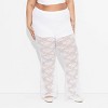 Women's Mid-Rise Flare Sheer Lace Pants - Wild Fable™ - 2 of 3