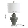 JONATHAN Y Qin Ceramic/Iron Classic Cottage LED Table Lamp - image 3 of 4