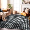 World Rug Gallery Geometric Distressed Abstract Washable Non Slip Area Rug - 2 of 4