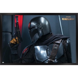 Trends International Star Wars: The Mandalorian Season 2 - Fight Framed Wall Poster Prints - 1 of 4