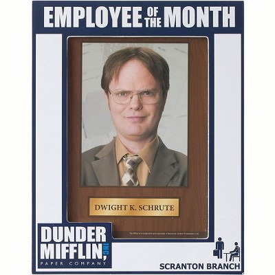 Silver Buffalo The Office Employee of the Month 5 x 7 Inch 3D MDF Photo Frame