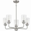 Craftmade Lighting Stowe 5 - Light Chandelier in  Brushed Polished Nickel - 3 of 4