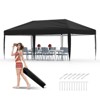 Pop Up Canopy Tent Outdoor Canopy with No Removable Sidewall One-Person Set Up Heavy Duty Commercial Instant Tent Shelter - 2 of 4