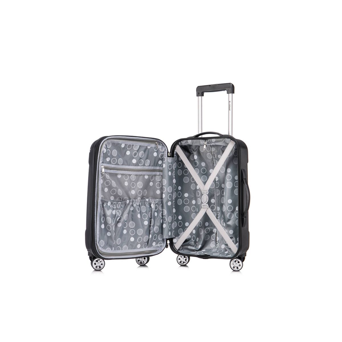 Rockland London Hardside Expandable Spinner Wheel Luggage Carry On Suitcase - thumbnail 6