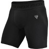 RDX SPORTS T15 Mens Black Compression Shorts, Athletic Wear, Fitness Gear, Training Apparel, High Performance, Gym Shorts, Activewear - 2 of 4