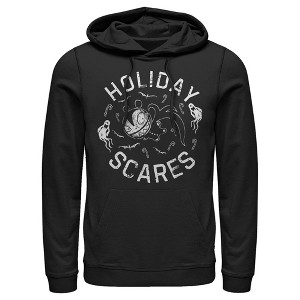 Men's The Nightmare Before Christmas Scary Teddy Holiday Scares Pull Over Hoodie - 1 of 4