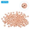 Unique Bargains Metal Round Jewelry Making Gold Filled Spacer Beads 100 Pcs - 3 of 4