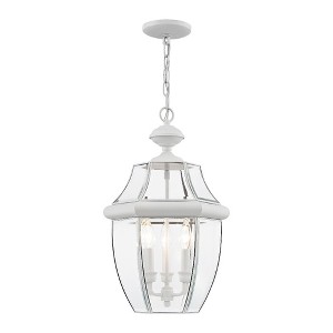 Livex Lighting Monterey 3 - Light Pendant in  White - 1 of 2