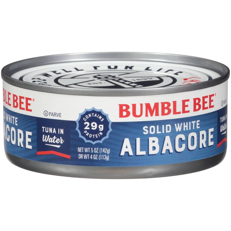 Bumble Bee Solid White Albacore Tuna in Water - 5oz, 4 of 8
