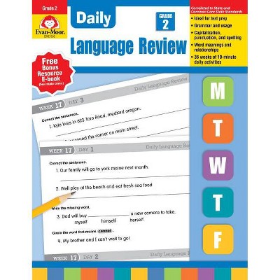 Daily Language Review Grade 2 - by  Evan-Moor Educational Publishers (Paperback)