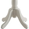 NicBex 18"W Cottage Style Round Pedestal Table Turned Base w/4 Legs Coffee/Side Table for Small Spaces - 3 of 4