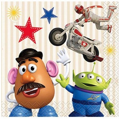 Birthday Express Disney's Toy Story 4 Beverage Napkins - 16 Pack