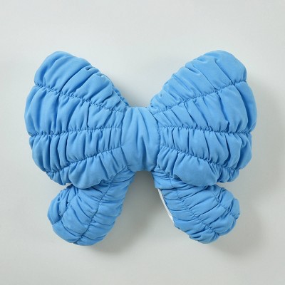Cozy Bliss Bow Puffy Toss Pillow