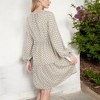 Anna-Kaci Women's Long Sleeve V-Neck Boho Print Dress with Gathered Waist - 2 of 4