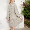 Anna-Kaci Women's Long Sleeve V-Neck Boho Print Dress with Gathered Waist and Relaxed Fit - image 2 of 4