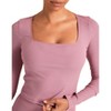 Adore Me Women's Rib Long Sleeve Lounge - 2 of 4