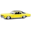 1971 Chevrolet Monte Carlo Lowrider Sunflower Yellow with Black Top 1/64 Diecast Model Car by Greenlight - 2 of 3