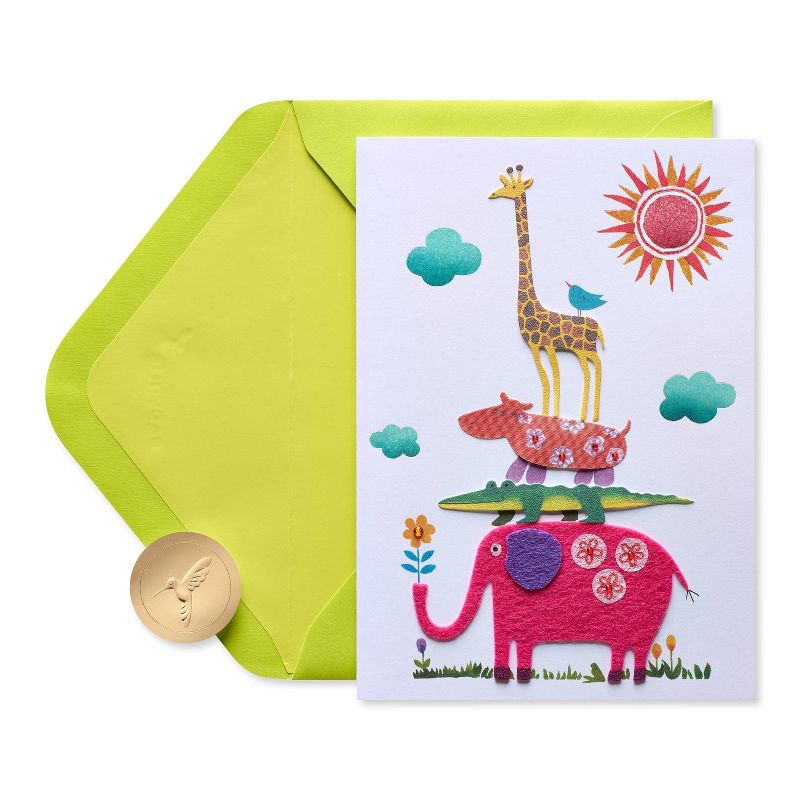 Baby Card Jungle Baby Print - PAPYRUS, 5 of 8
