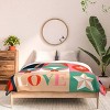 Deny Designs Full/Queen Emanuela Carratoni Christmas Patchwork Comforter and Pillow Sham Red - 3 of 4