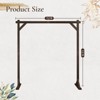 Karl Home 85.83'' W x 22.44'' D Brown Wedding Solid Wood Arbor - 2 of 4