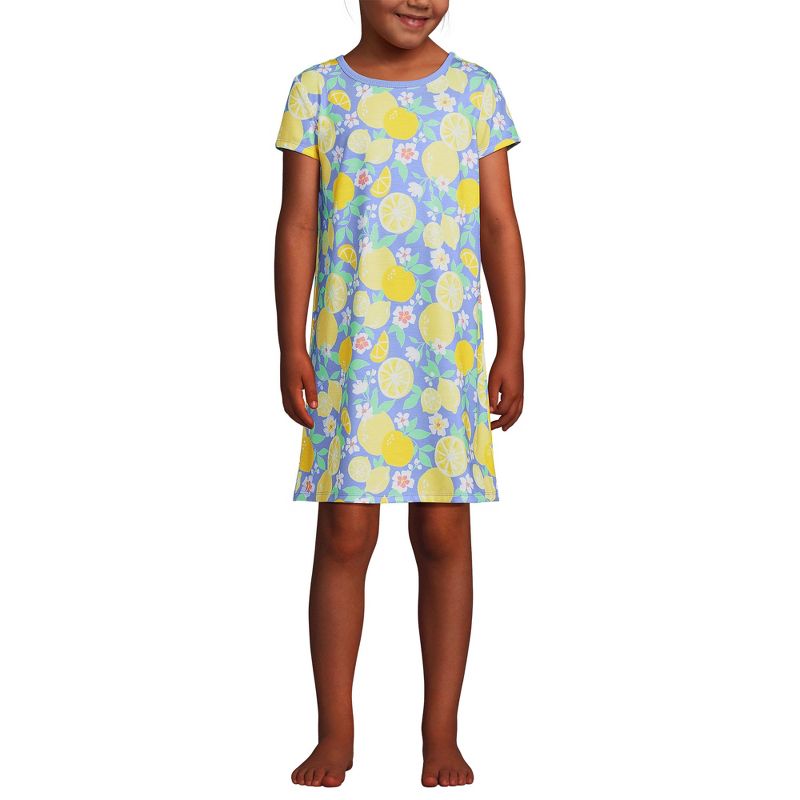 Lands' End Kids Short Sleeve Nightgown, 3 of 4