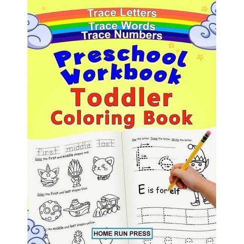 Download Preschool Workbook Toddler Coloring Book By Llc Home Run Press Paperback Target