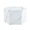 NicBex Modern 23.6" Hexagonal Coffee Table with Wood Frame for Living Room and Bedroom - 4 of 4