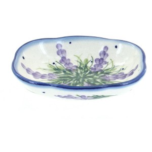 Blue Rose Polish Pottery 11A WR Unikat Soap Dish - 1 of 1