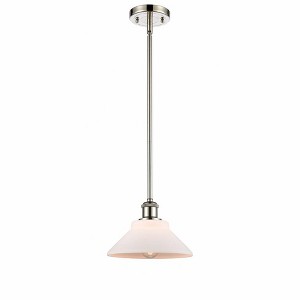 Orwell - 1 Light Stem Hung Mini Pendant In Industrial Style-8 Inches Tall and 8.38 Inches Wide - 1 of 1