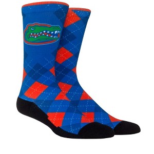 Rock Em Elite Florida Gatros HyperOptic Argyle NCAA Licensed Crew Socks (L/XL) - 1 of 1