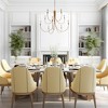 LNC Kaminsky 10-Light 34.3" Candle Tiered Modern Oversized Integrated LED Chandelier,Polished Gold - 4 of 4