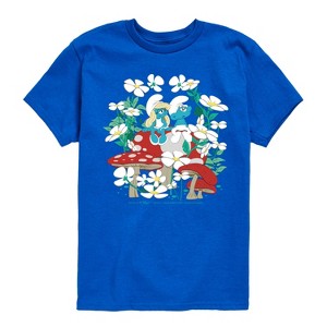 Boys' - Smurfs -  Short Sleeve Graphic T-Shirt - 1 of 4