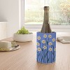 Angela Minca Simple daisies perwinkle Wine Chiller - 2 of 2