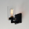 Maxim Lighting Pinn 1 - Light Wall Light in  Black/Satin Brass - 2 of 4