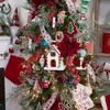 NORTHLIGHT 4.5" Glittered Gingerbread Couples in Gift Box Glass Christmas Ornament - Brown/Pink - 3 of 4