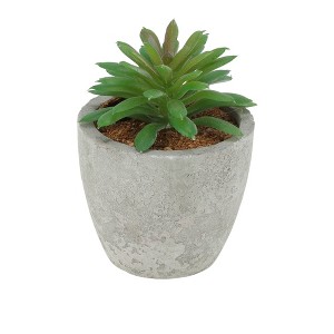 Unique Bargains Artificial Plants Green 2.76"x2.76"x4.33" 1 Pcs - 1 of 4