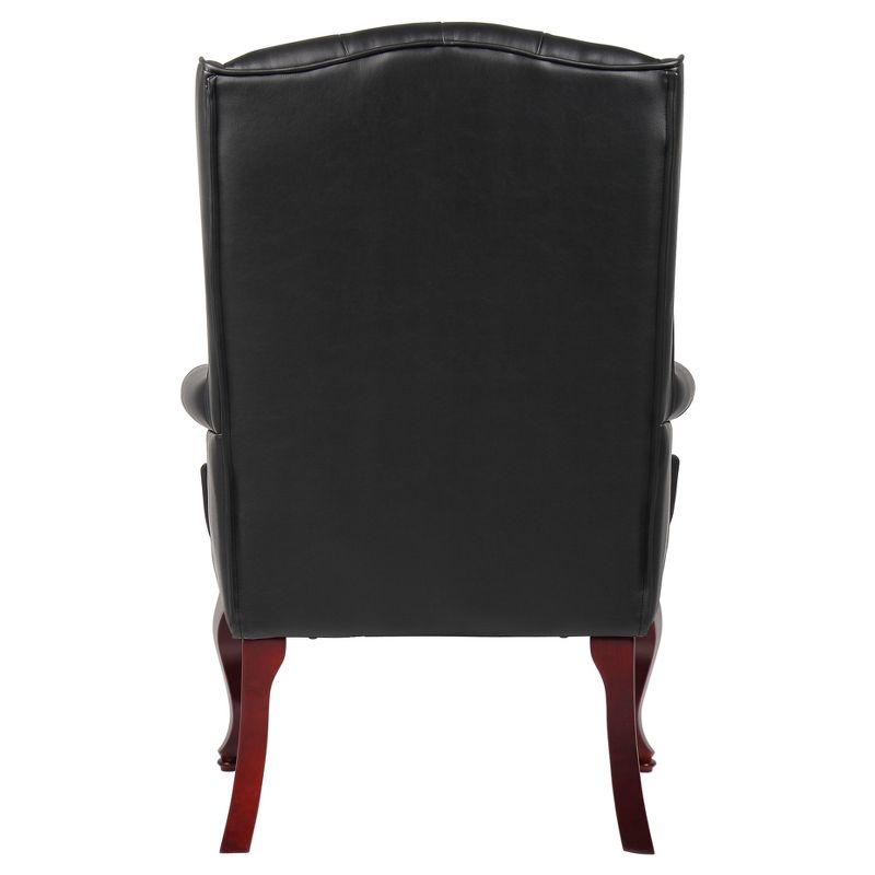 Wingback Traditional Guest Chair Black - Boss Office Products, 5 of 6
