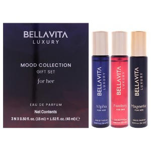 Mood Collection Gift Set for Her by Bellavita for Women - 3 Pc Gift Set 0.5oz Alpha EDP Spray, 0.5oz Fantasy EDP Spray, 0.5oz Magnetic EDP Spray - 1 of 4