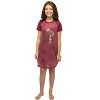Harry Potter Girls Foil Print Hogwarts Raglan Nightgown - 3 of 4